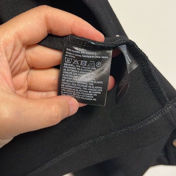 H&M black gold button jacket sz medium new - Picture 4 of 5